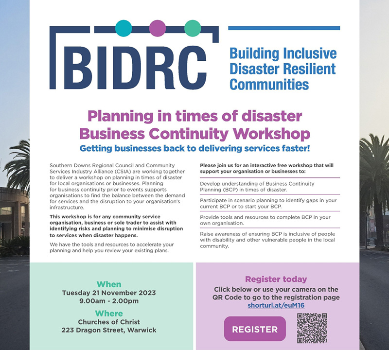 Business Continuity Planning Workshop Tile